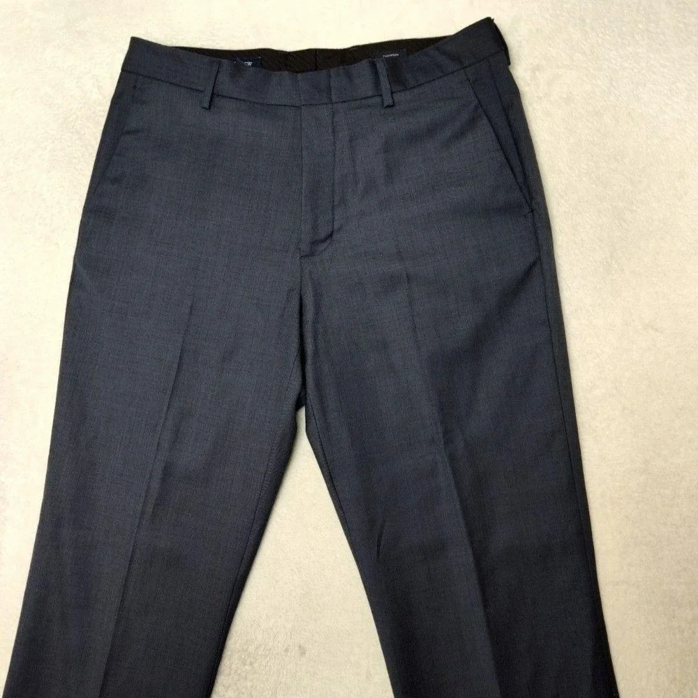 JCrew Pants Mens 32x32 Gray Thompson Tweed Wool Slim Dress Suit‎ Slacks Work